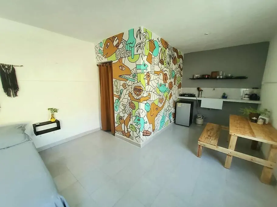 Apartment Ferienwohnung Jungla Bacalar Mexiko