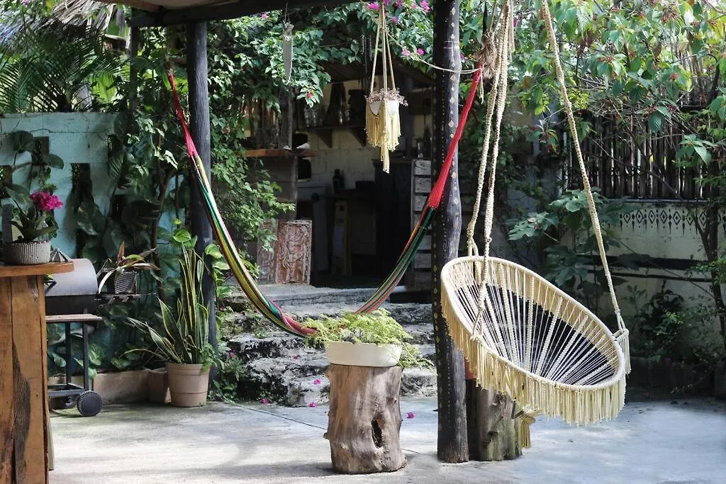 Apartment Ferienwohnung Jungla Bacalar Mexiko